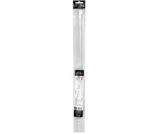 Led Line Prime LED profilio komplektas, 3m, paviršinis, anoduotas, su baltu dangteliu, laikikliais ir aklėmis