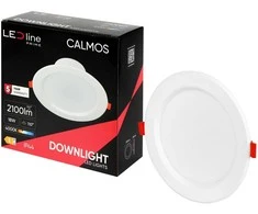 Happet Led Line Prime LED šviestuvas CALMOS 18W 4000K 2100lm hermetinis IP44, 190mm skersmens