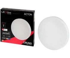 Led Line Prime LED šviestuvas, paviršinis, ACTON 24W 2600lm 4000K IP54 apvalus su judesio jutikliu