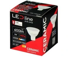 Led Line Prime Lemputė LED MR16 (GU5.3) 12V 5W 600lm neutraliai balta 4000K
