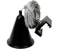Durable Led Line Prime Šviestuvų bėgeliuose LUMICANTO pakabinimo troselio komplektas 8m juodas