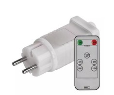 LED šviesos girliandų EMOS CONNECTING matinimo šaltinis, 30Vdc, 12W, su pulteliu, IP44, EMOS