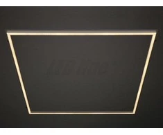 LED šviestuvas "FRAME" 60x60, kvadratinis 40W 3200lm neutraliai balta 4000K, LED line