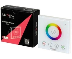 LED valdiklio pultas, montuojamas sienoje, su spalvų ratu, RGB, RF 2,4GHz, TUYA, VARIANTE, LED line PRIME
