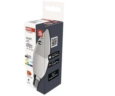 Lemputė LED E14, 230V, 4,8W, 470lm, 2700K - 6500K, RGB, išmanioji Wi-Fi, valdoma programėle, TUYA / Smart Life, EMOS