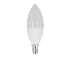 Lemputė LED E14 230V 8W 720lm C37 žvakės formos, neutraliai balta 4000K, LEDOM