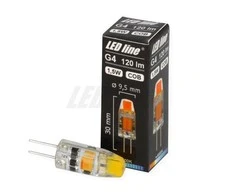 Lemputė LED G4 12V AC/DC 1.5W 120lm 200lm šaltai balta 6000K, LED line