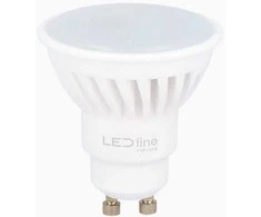 Lemputė LED GU10 230V 10W 1250lm 125lm/W, šiltai balta 2700K, pritemdoma, LED line PRIME
