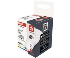 Lemputė LED GU10, 230V, 4,8W, 400lm, 2700K - 6500K, RGB, išmanioji Wi-Fi, valdoma programėle, TUYA / Smart Life, EMOS