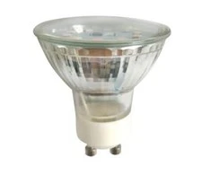Lemputė LED GU10 230V 5W 450lm šiltai balta 2700K, stiklinė, LED line