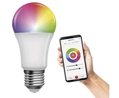 Lemputė LED Wi-Fi E27, 230V, 9W, 805lm, 2700K - 6500K, CCT, A60, valdoma programėle, TUYA / Smart Life, EMOS
