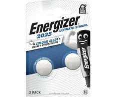 Ličio baterija CR2025 3V 170mAh Energizer Ultimate 2vnt pakuotėje