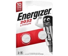 Ličio baterija CR2032 3V 235mAh Energizer 2vnt pakuotėje