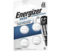 Ličio baterija CR2032 3V 254mAh Energizer Ultimate 4vnt pakuotėje