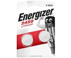 Ličio baterija CR2450 3V 620mAh Energizer 2vnt pakuotėje