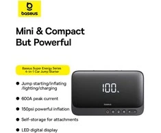 Drėkintuvas Powerbank/Car Jump Starter Baseus Super Energy, 600A (juoda)