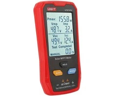 MPPT testeris, 5-800W, 0-35A, 12-60VDC, rankinis/auto režimas, UNI-T