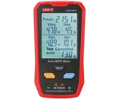 MPPT testeris, 5-800W, 0-35A, 12-60VDC, rankinis/auto režimas, UNI-T