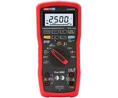 Multimetras SOLAR PRO, TRMS, 2.5kV DC, 1kV AC, 10A AC/DC, 1Mhz, 60MOm, 60uF, IP65, CAT III 1500V, CAT IV 1000V, IP67, Bluetooth, UNI-T