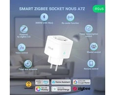 Nous Išmanioji ZigBee rozetė A7Z, 3680W 16A, su energijos matavimu, TUYA MQTT