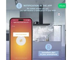 NOUS E8 Zigbee 3.0 dūmų sensorius