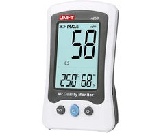 Oro kokybės matuoklis, PM2.5 0-500 ug/m³, -10-50C, 5-99% RH, 1500mAh, UNI-T