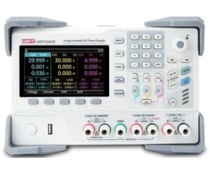 Programuojamas DC maitinimo šaltinis, 4kanalai, 328W, CH1/CH2:0~30V/5A CH3:0~6V/3A, CH4:5V, 2A, 10mV, 1mA RS232, RS485, USB, LAN, UNI-T