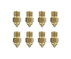 Purkštukų komplektas MK8 tipo žalvariniai (1x0.25mm, 3x0.4mm, 2x0.6mm, 2x0.8mm) CREALITY