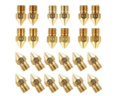 Purkštukų MK8 24vnt komplektas 3D spausdintuvui 4007010004 CREALITY