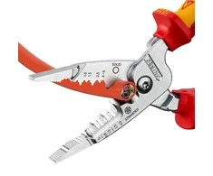 Replės elektrikams VDE 1000V daugiafunkcinės 200mm 13 76 200 ME KNIPEX