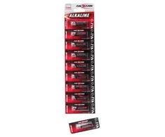 Šarminė baterija LR03 (AAA) 1.5V 1250mAh ANSMANN Plėšoma pakuotė, 1vnt iš 10vnt pakuotės