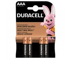 Šarminė baterija LR03 (AAA) 1.5V Duracell (4vnt pakuotėje)