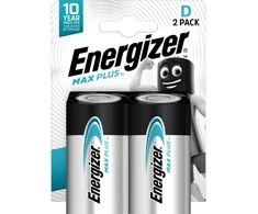 Šarminė baterija LR20 (D) EP95 1.5V 18000mAh MAX plus Energizer 2vnt įpakavime