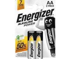 Šarminė baterjia LR6 (AA) E91 1.5V 2900mAh Alkaline Power Energizer 2vnt įpakavime