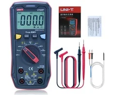 Skaitmeninis multimetras DC/AC1000V; DC/AC 10A; 100MΩ; 10mF; 10MHz; -40-1000C; Bluetooth, UNI-T