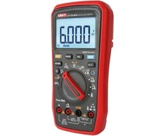 Skaitmeninis multimetras, TRMS, CATIII 600V, 600.0mV-1000V AC/DC, VFD, 600.0µA-10A AC/DC, 60.00MOm, 6000µF, 10MHz, -55C~500C, 6000, UNI-T