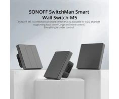 Išmanusis Wi-Fi sieninis jungiklis Sonoff M5-3C-80M