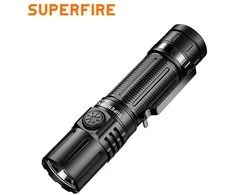 Superfire Rankinis žibintuvėlis, 20W, 1700lm, IP44, įkraunamas USB C, su 21700 4000mAh baterija