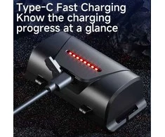 Superfire Žibintuvėlis ant galvos, 15W 550lm fokusuojamas, įkraunamas USB-C, šiltai balta šviesa