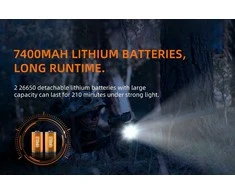 Superfire Žibintuvėlis L3, 2700lm, fokusuojamas, su įkraunamom baterijom 2x 26650 ir krovikliu.