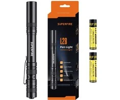 Superfire Žibintuvėlis MINI L28, 121lm, 5W, 2x AAA, 5 funkcijos, IP44