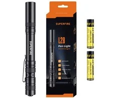 Superfire Žibintuvėlis MINI L28, 121lm, 5W, 2x AAA, 5 funkcijos, IP44