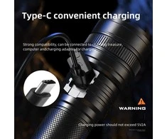 Superfire Žibintuvėlis Y26, 816lm, 15W, įkraunamas USB C, 1x 26650 3700mAh, IP43