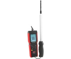 Termo anemometras ; 0~30m/s; -20~70C; 0~999900m³/min, pasirenkama ortakių forma, UNI-T