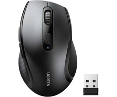 Ugreen Belaidė kompiuterinė pelė 2.4GHz, juoda
