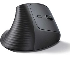 Ugreen Belaidė vertikali pelė 2.4GHz / Bluetooth 5.4 (reguliuojamas DPI), juoda