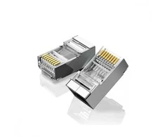 Ugreen Kištukas RJ45 (8P8C) CAT6/6a STP ekranuotas daugiavieliam ir monolitiniam kabeliui (100 vnt)