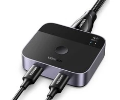 Jungiklis 2x USB-C į HDMI Ugreen AW502 2in1, 4K 60Hz