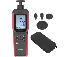 Uni-t Daugiafunkcis tachometras; kontaktinis, bekontaktis matavimas, m/ft/in konvertavimas; 10 grupių atmintis; Bluetooth