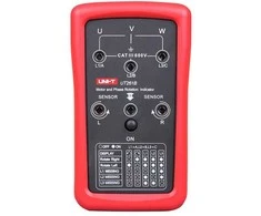Fazių sekos ir variklio sukimosi krypties testeris ; 90÷600VAC; 15÷400Hz; IP40; CAT III 600V, UNI-T